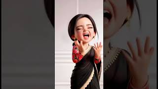 Cute baby sasural 🥰😅🤣 #funny #comedy #funnymoment  #baby #ai #shorts #trending #viral #doll #short