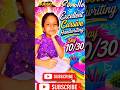 excellent cursive handwriting| little Navya Vlogs|day 10/30 #cursivewriting #shorts #navya#trending