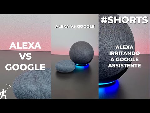 ALEXA IRRITANDO A GOOGLE ASSISTENTE #Shorts