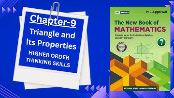 HIGHER ORDER THINKING SKILLS(Triangle and its properties)Chapter-9 Class-7 ML Aggarwal NCERT CBSE