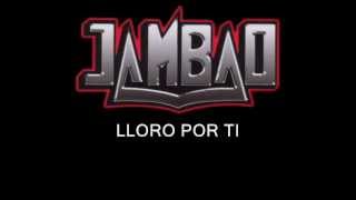 Video thumbnail of "Jambao - lloro por ti (letra)"