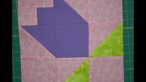 Tulip quilt block