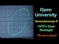 The OU Generatorscope II 1970 S Open University Student Training Gear 218 The OU Generatorscope II 1970 S Open University Student Training Gear 218
