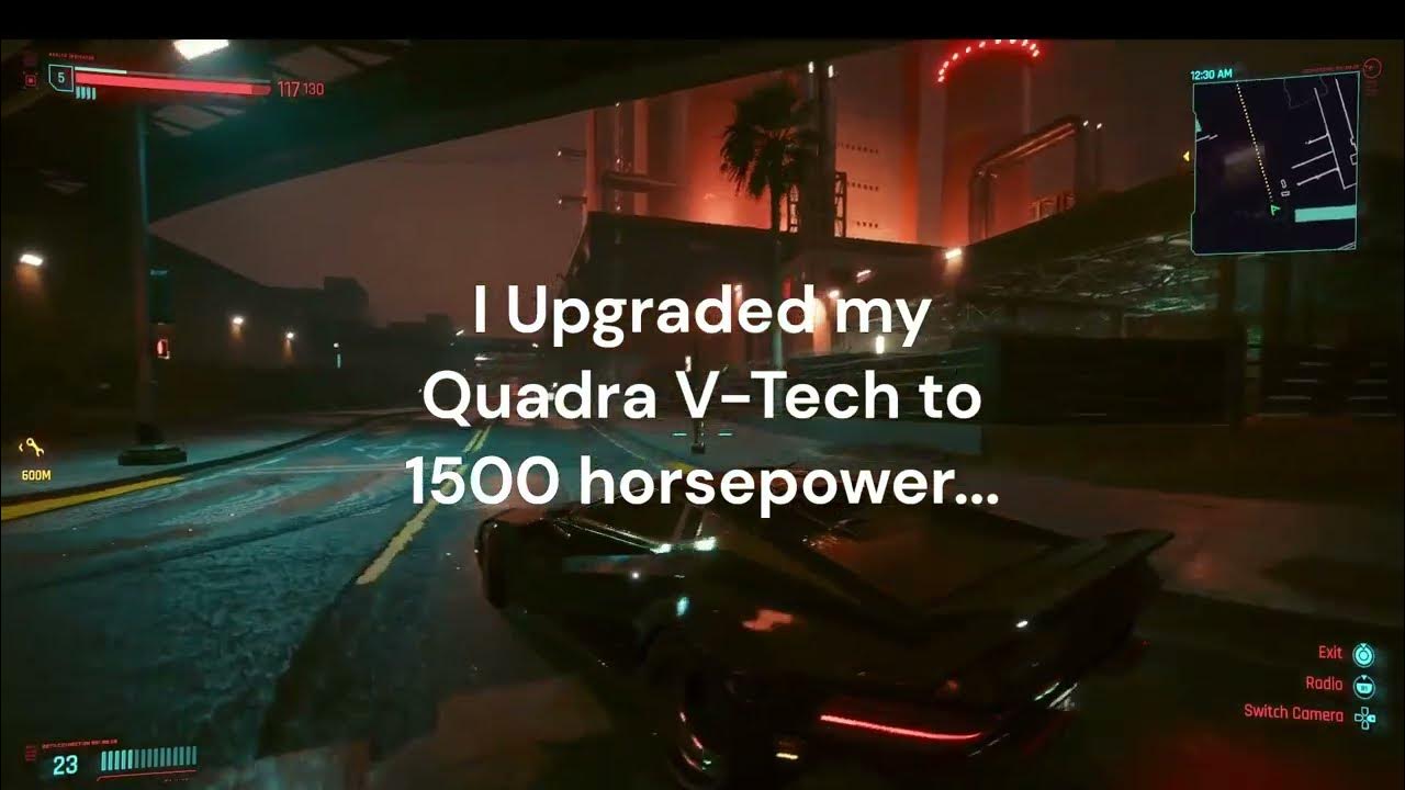 Cyberpunk 2077 Cars of Night City Quadra VTech 1500WHP gamecrashing