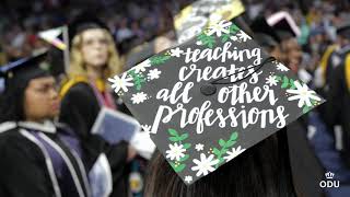 Graduation Caps from ODU Spring Commencement 2019