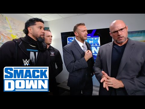 Nick Aldis throws Jey Uso and Adam Pearce out of SmackDown: SmackDown highlights, Oct. 20, 2023