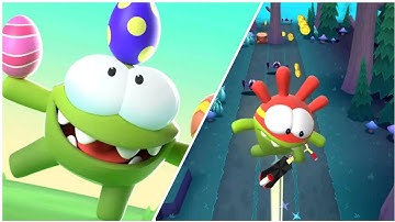 Om Nom: Run 😱😱😱 All Levels Gameplay PT 1 Android, iOS New Game