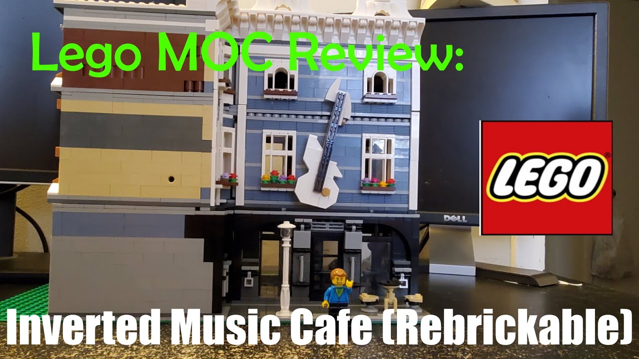 Lego MOC Review:  Inverted Music Cafe | Rebrickable Assembly Square MOD