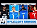 Draft grades 2024 nfl draft  afc west  nfc west  pff nfl show