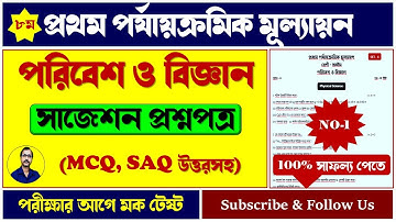 class 8 science 1st unit test question paper 2024 | Class 8 Science first unit test suggestion 2024