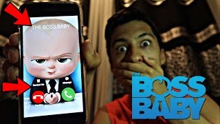 CALLING THE BOSS BABY *OMG HE ACTUALLY ANSWERED*