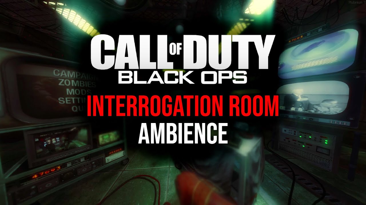 COD Black Ops Interrogation Room Ambience (No Music, No Hudson) - YouTube