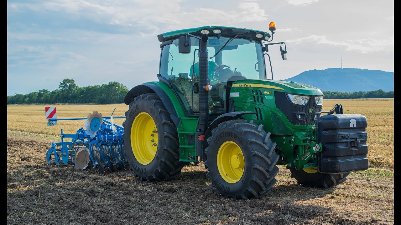 Scheibeneggen 2018: Stoppelsturz - John Deere 6125R & Lemken Rubin 12 (Landtechnik HEUTE)