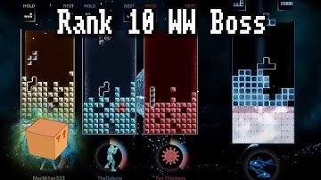 Tetris Effect Connected: Rank 10 Worldwide Boss