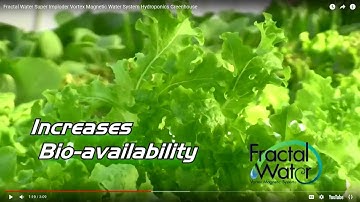 Fractal Water Super Imploder Vortex Magnetic Water System Hydroponics Greenhouse