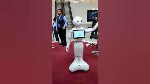 " PEPPER " Welcome dance, Robotics Gallary, Science city, Ahmedabad.