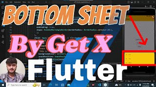 Bottom Sheet by Using Get X | Bottom Sheet | Flutter | App Development |