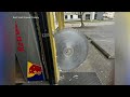 Watch oregon man narrowly escapes death by runaway saw blade