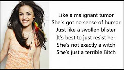 11+ Lucy Hale - Sarcastically (A Cinderella Story Once Upon a Song) Lyrics