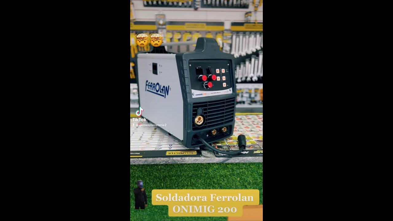 SOLDADORA FERROLAN OMNIMIG 200A SINERGICA