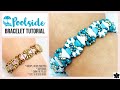 💦  POOLSIDE 🩱 Beaded Bracelet Tutorial ✨ Helios & Kheops Par Puca, SuperDuo, and Seed Beads ✨