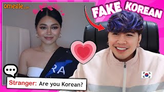 OMEGLE IS TOO EASY FOR KOREAN GUYS (Fake Korean) I Met a Supermodel!!!!