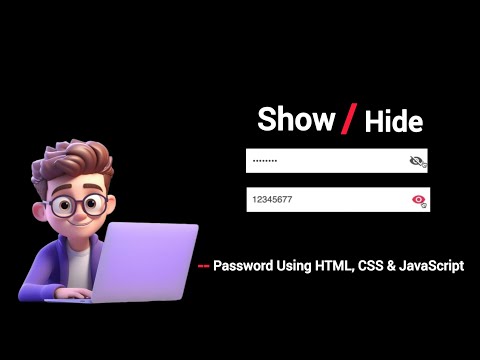 Simple Password Show & Hide Feature Using HTML, CSS and JavaScript | Tamil