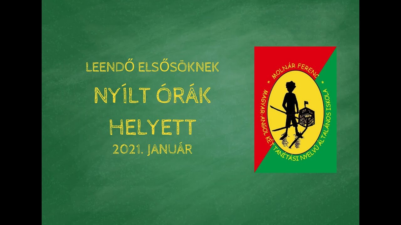 Nyílt órák helyett 2021. január