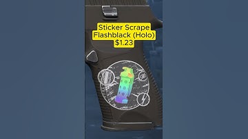 Flashblack (Holo) sticker scrape CSGO sticker scrape #csgo  #cs2skins