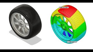 Analysis on Rim and Tire in Autodesk Fusion 360