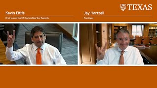 UT Board of Regents Chairman Eltife Congratulates President Jay Hartzell