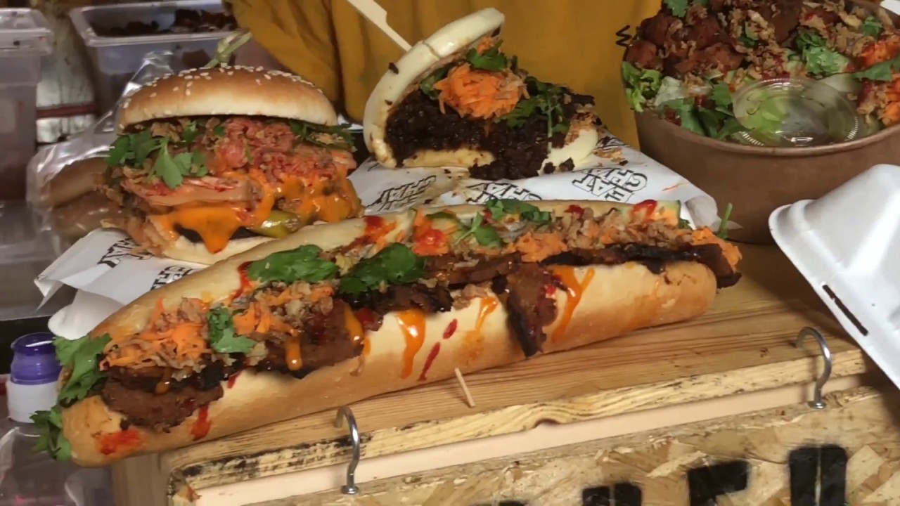 Soho vegan market - YouTube