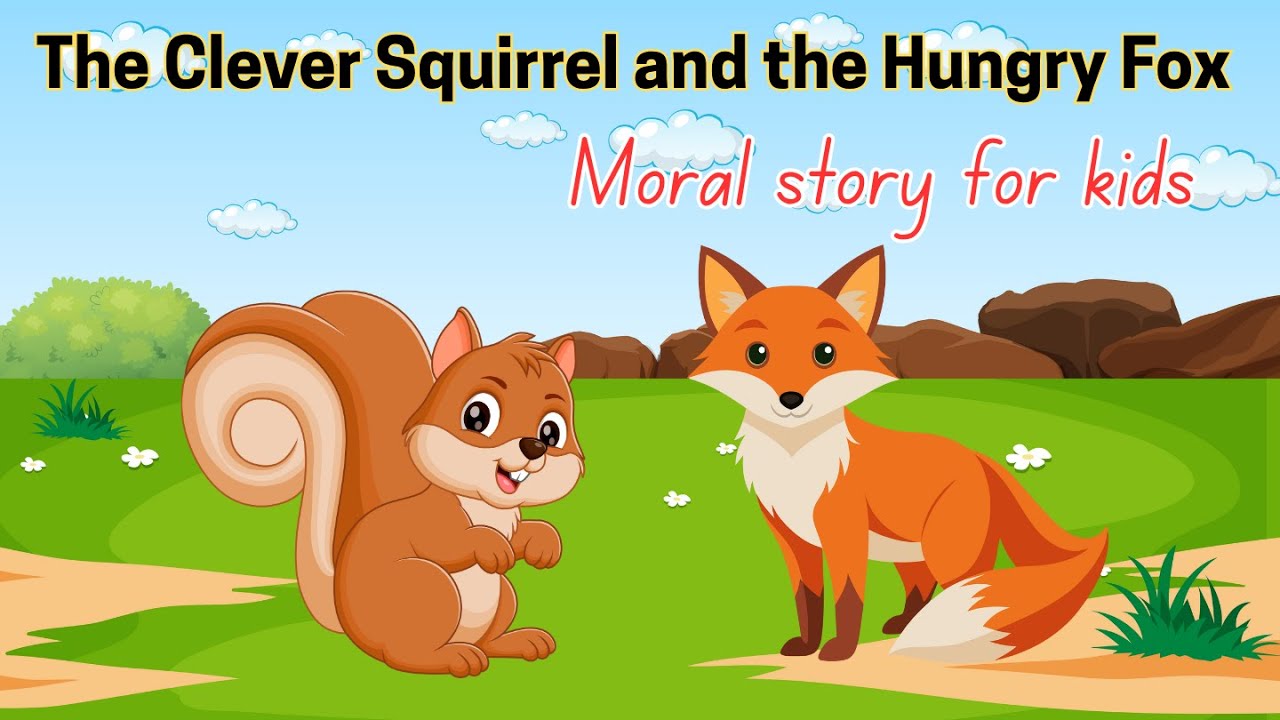 The Clever Squirrel and the Hungry Fox | Moral Story for Kids