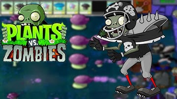Gameplay Night Adventure, Level 2-10 but there is the Giga-Football. Plants vs Zombies