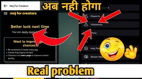 Moj better luck next time|moj better luck next time 30 days