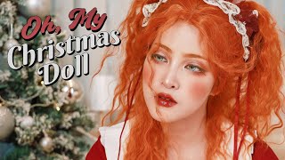 Christmas doll makeup แต่งหน้าเป็นตุ๊กตาในวันคริสต์มาส | Soundtiss