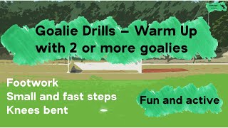 Field Hockey Goalkeeping Drill 🏑🥅 - Warm up drill