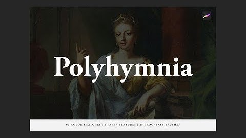 Testing Polyhymnia Procreate Brushes, Paper Textures & Color Swatches by Digi Life