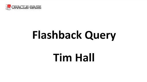 Flashback Query