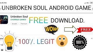 HOW TO DOWNLOAD UNBROKEN SOUL ANDROID GAME FOR FREE ll 100% WORKING ll OMI[OK] screenshot 1