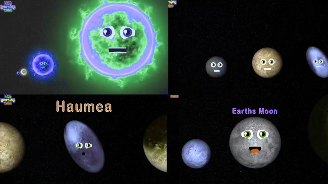 Learning Size Comparison of all the planets With effects/Sponsored by Gamavision KlaskyCsupo effects