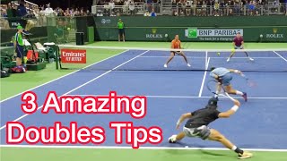 3 Amazing Doubles Tips (Dominate Your Next Tennis Match)