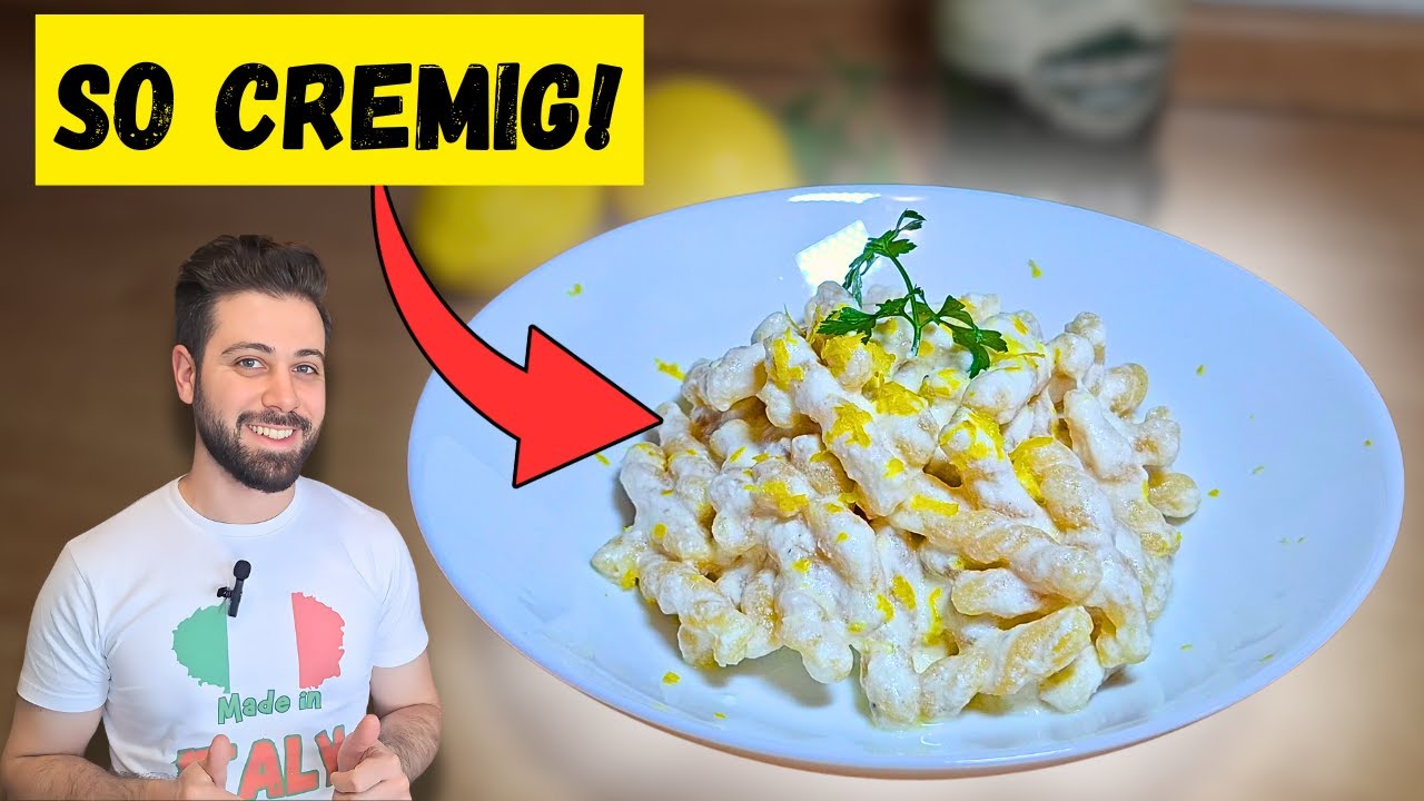 Das perfekte Feierabend-Rezept: Cremige Zitronenpasta in 10 minuten