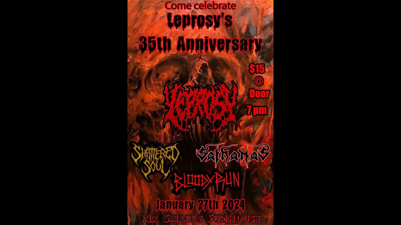 Watch Leprosy IMPULSE TO KILL 35th anniversary. on YouTube Watch Leprosy IMPULSE TO KILL 35th anniversary. on YouTube