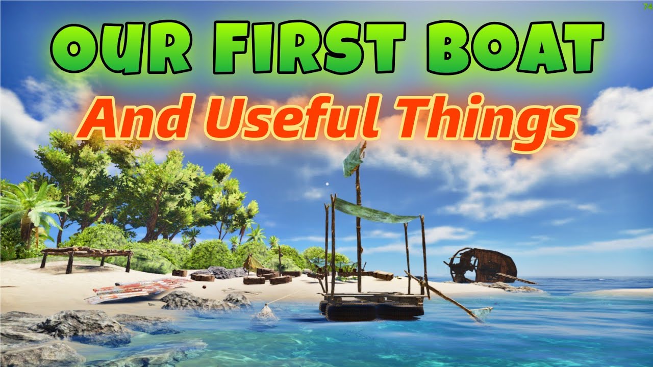 Survival Day 5 Our First Raft,Sparegun And Plank Station 🏝️ In Hindi EP05 ➡️➡️ || Stranded Deep