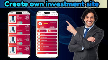 Create your own investment site | investment website kaise banaye