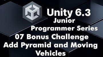 07 adding pyramids and moving vehicles to drive simulator Unity Game