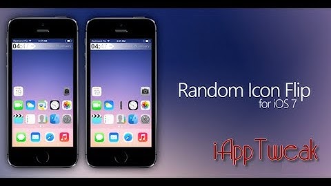 Random icon Flip : Brings Home Screen App Icons To Life - Compatible wiht iOS 5 & 6 and 7