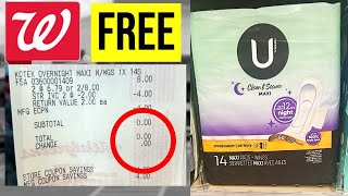 Walgreens FREE KOTEX PADS! RUN!!!