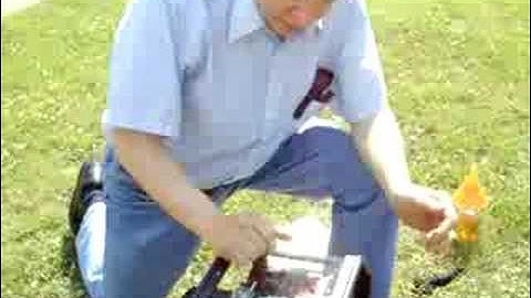 Filling gas on our robot part 2 - NASA Robotics Academy